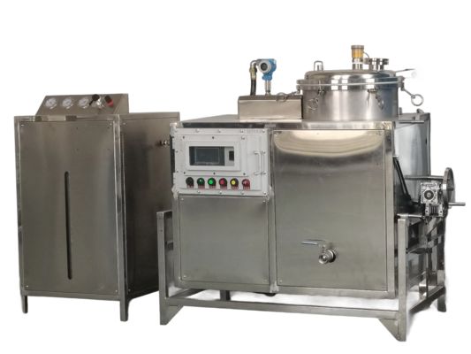 Solvent Rag Compacting Machine 90L Compact CNC Solvent Recovery Machine For IPA NMP Organic Solvents