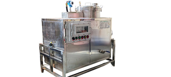 Solvent Rag Compacting Machine 90L Compact CNC Solvent Recovery Machine For IPA NMP Organic Solvents